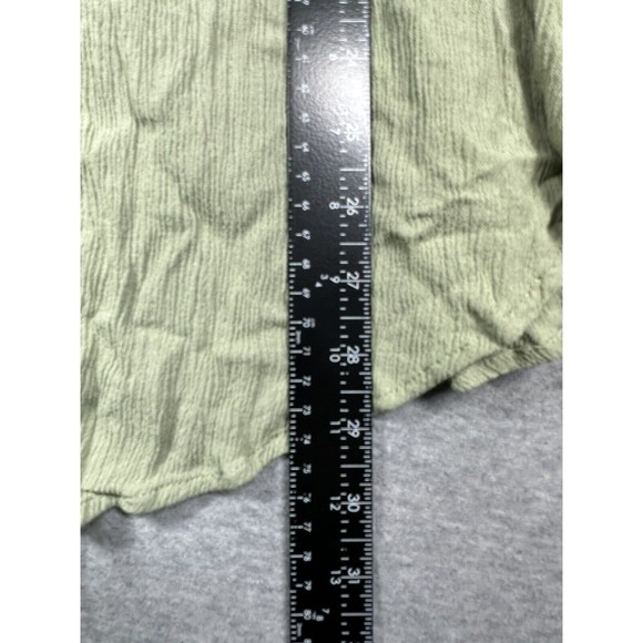 Torrid Green Size 4 Top Button Down Long Sleeve - Picture 3 of 7